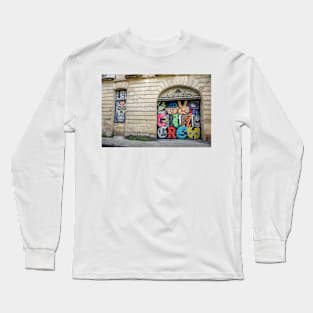 Bordeaux France and some street art Long Sleeve T-Shirt